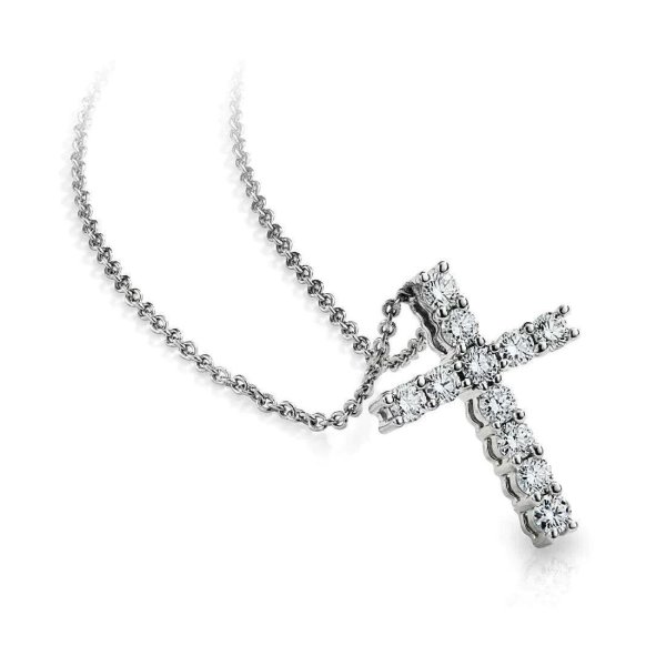 20 CARATS PURE DIAMOND CROSS NECKLACE