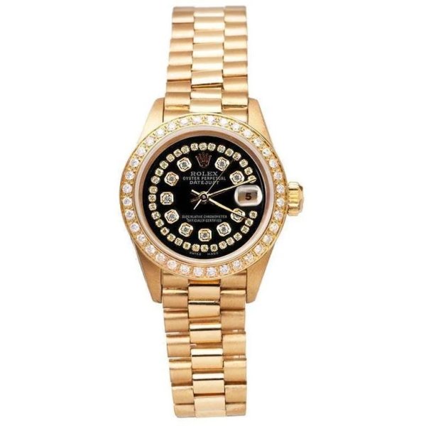 DIAMOND BEZEL MEN ROLEX WATCH