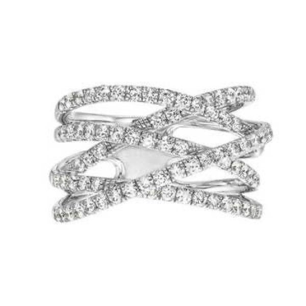 Criss Cross Diamond ring