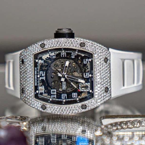 Diamond Richard Mille RM010 - White Gold - VVS Diamonds